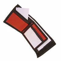 Nylon Ripper Wallet (UK Stock: Red)