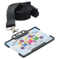Rigid Card Holders Landscape (Available In Clear Black Royal Blue Green & Red)