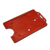 Portrait Rigid Card Holder (UK Stock: Red)