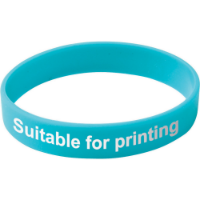 Child Silicone Wristband (UK Stock: Available In Red Blue Green Or Yellow)