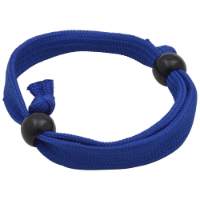10mm Tubular Polyester Wristband (With Plastic Adjuster Beads)