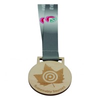 50mm Wooden Medal
