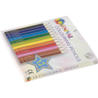 WP - Colouring Pencils Half Size (12 Pc) (Line Colour Print)