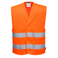 Hi-Vis Mesh Two Band Vest