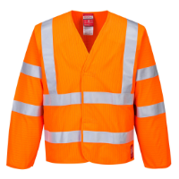 Hi-Vis Anti Static Jacket - Flame Resistant