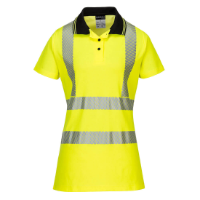 Hi-Vis Women's Cotton Comfort Pro Polo Shirt S/S