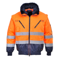 Hi-Vis 3-in-1 Contrast Pilot Jacket