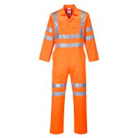 Hi-Vis Polycotton Service Coverall