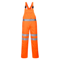 Hi-Vis Polycotton Service Bib And Brace