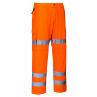 Hi-Vis Three Band Work Trousers