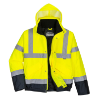 Hi-Vis Contrast Winter Bomber Jacket