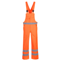 Hi-Vis Breathable Rain Bib And Brace