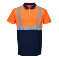 Hi-Vis Contrast Polo Shirt S/S