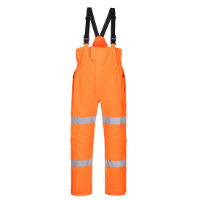 Hi-Vis Extreme Rain Bib And Brace