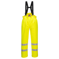 Bizflame Rain Unlined Hi-Vis Antistatic FR Trousers