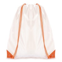 White Coloured Trim Pegasus Drawstring Bag