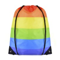 Rainbow Pegasus Drawstring Bag