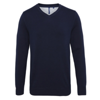 Men'S Cotton Blend V-Neck Sweater