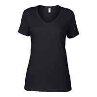 Anvil Women'S Featherweight V-Neck Tee