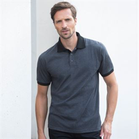 Contrast Triblend Polo Shirt