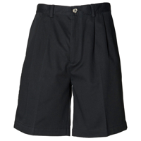 Teflon®-Coated Double Pleat Front Chino Shorts