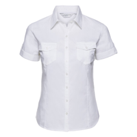 Women'S Roll-Sleeve Short Sleeve Shirt