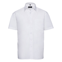 Short Sleeve Pure Cotton Easycare Poplin Shirt