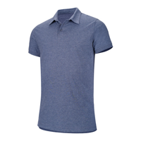 Melange Short Sleeve Polo Shirt