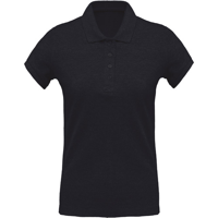 Women'S Organic Piqué Short Sleeve Polo Shirt