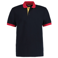 Contrast Collar And Placket Polo