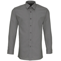 Colours' Poplin Fitted Long Sleeve Shirt