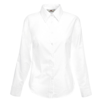 Lady-Fit Oxford Long Sleeve Shirt