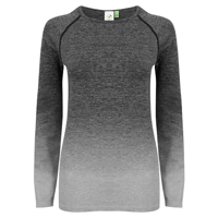 Women'S Seamless Fade Out Long Sleeve Top