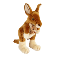 KANGAROO WITH BABY Soft Toy