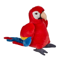 SCARLET MACAW Soft Toy