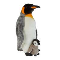 KING PENGUIN WITH CHICK Soft Toy