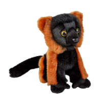 RED RUFFED LEMUR Soft Toy