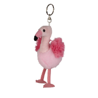 FLAMINGO KEYRING RECYCLED