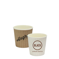 4oz Rippled Simplicity Paper Cup