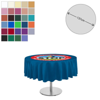 Linen Round Tablecloth (138cm Diameter)