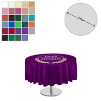 Linen Round Tablecloth (178cm Diameter)