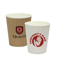 8oz Rippled Simplicity Paper Cup