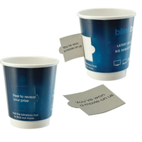 8oz coupon paper cup double walled (full colour)