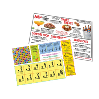 A4 Plastic Laminated Placemats