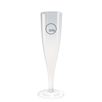 Disposable Plastic Champagne Flute (135ml/4.75oz)
