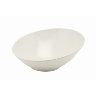 White Melamine Slanted Bowl (21x20x10cm)