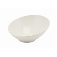 White Melamine Slanted Bowl (30x29x13cm)