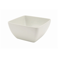 White Melamine Square Bowl (12.5cm)