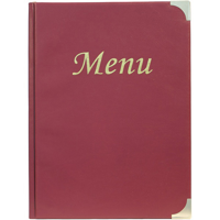 A4 Wine Menu Holder - 8 pages