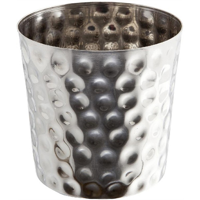 Stainless Steel Serving Cup Hammered Effect (8.5 x 8.3cm)